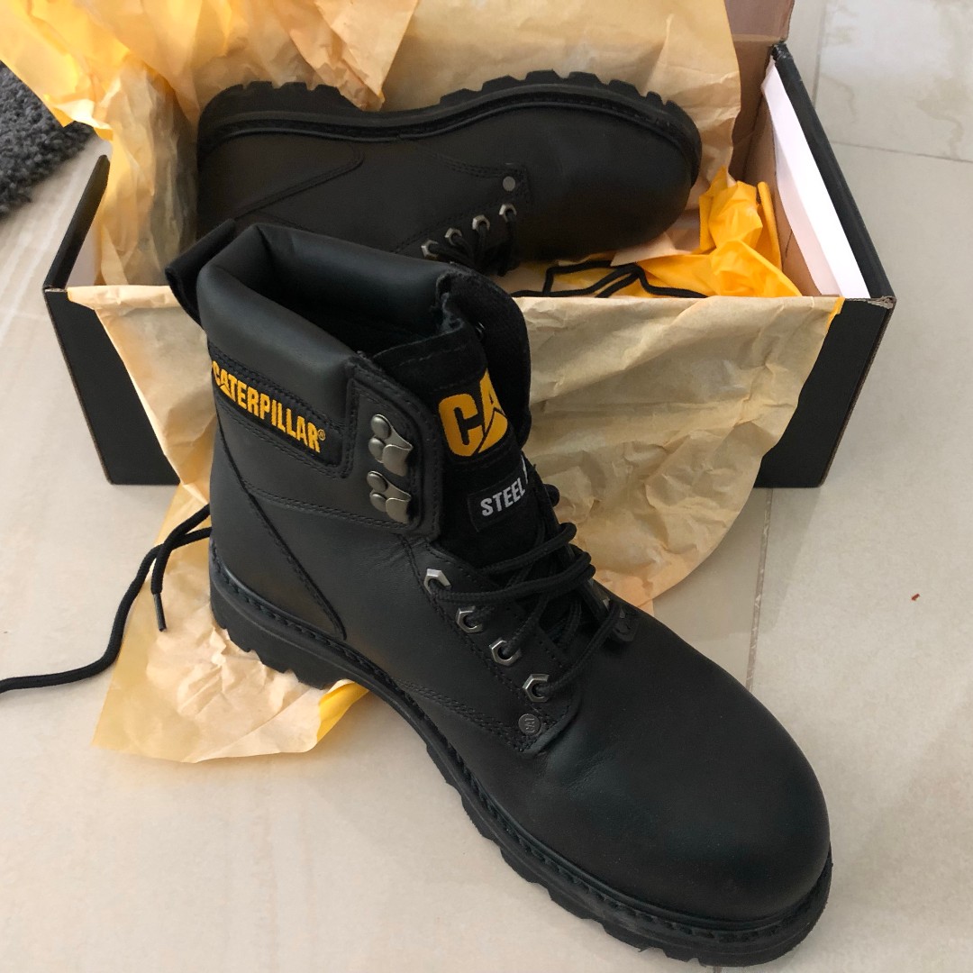 Caterpillar Mens Second Shift Steel Toe Work Boot