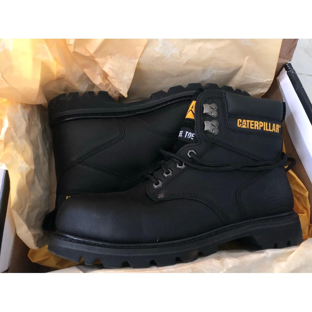 Caterpillar Mens Second Shift Steel Toe Work Boot