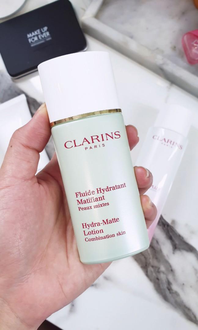 bølge Kiks uheldigvis Clarins Hydra-Matte Lotion Combination Skin 50ml, Beauty & Personal Care,  Face, Face Care on Carousell