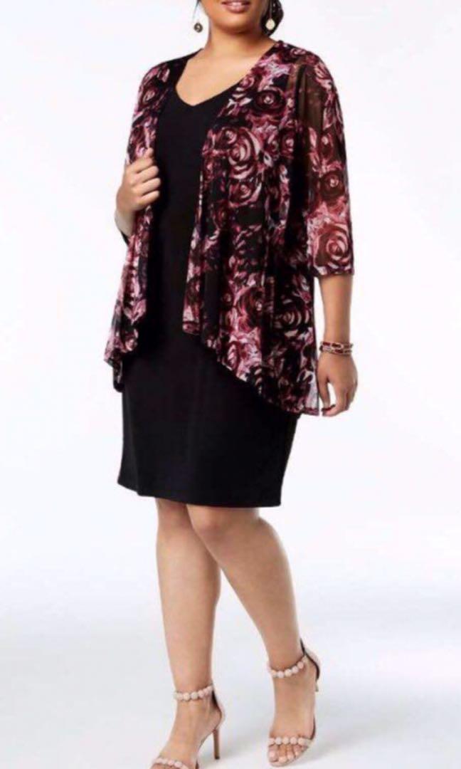 plus size dress cardigan