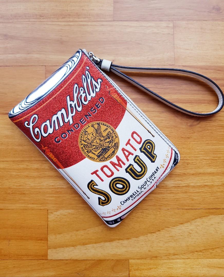 Coach campbell soup wallet sales