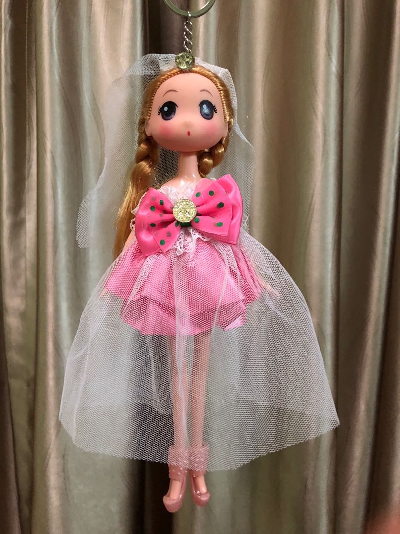 Cute hotsell doll keychain