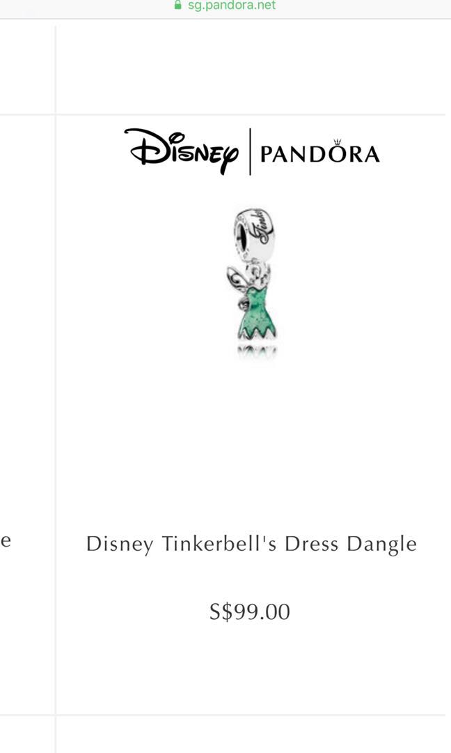 Pandora tinkerbell dress sale