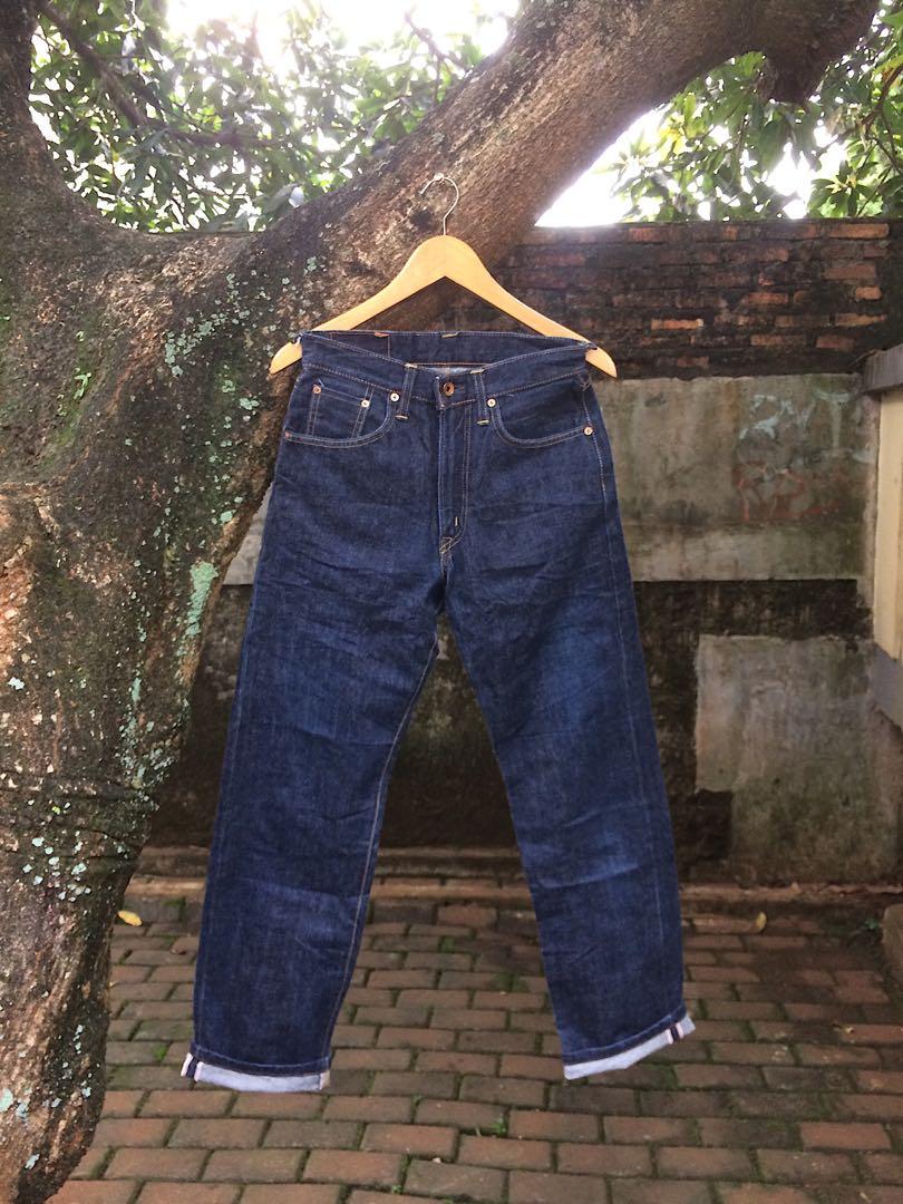 Edwin 505xx Selvedge Denim, Fesyen Pria 