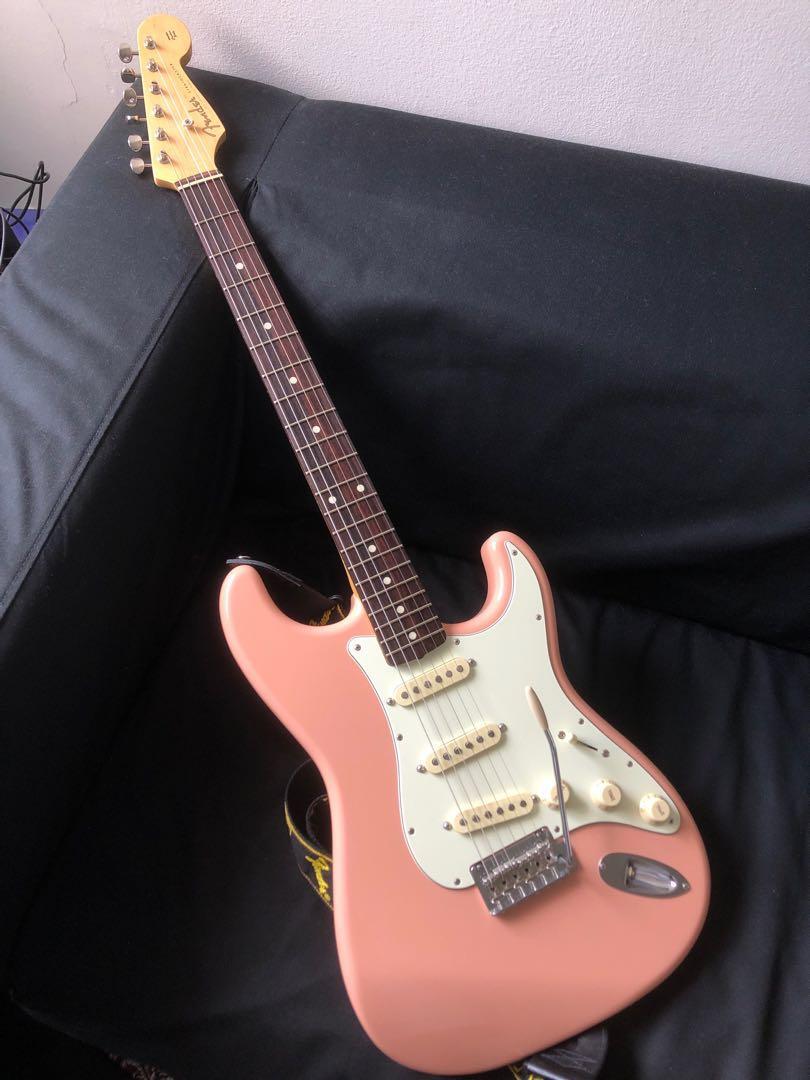 Fender Japan Hybrid 60s Stratocaster Shell Pink Music Media Music Instruments On Carousell