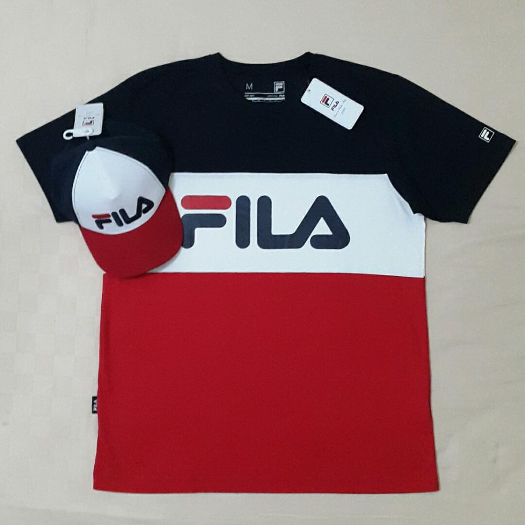 T shirt fila tricolore new arrivals