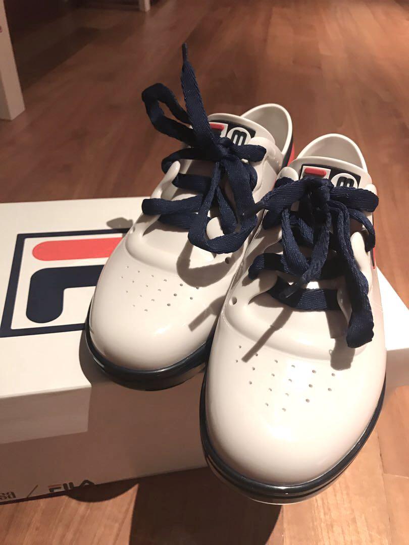hot sale Fila x Melissa sneakers special edition Women s Fashion Footwear Sneakers on Carousell