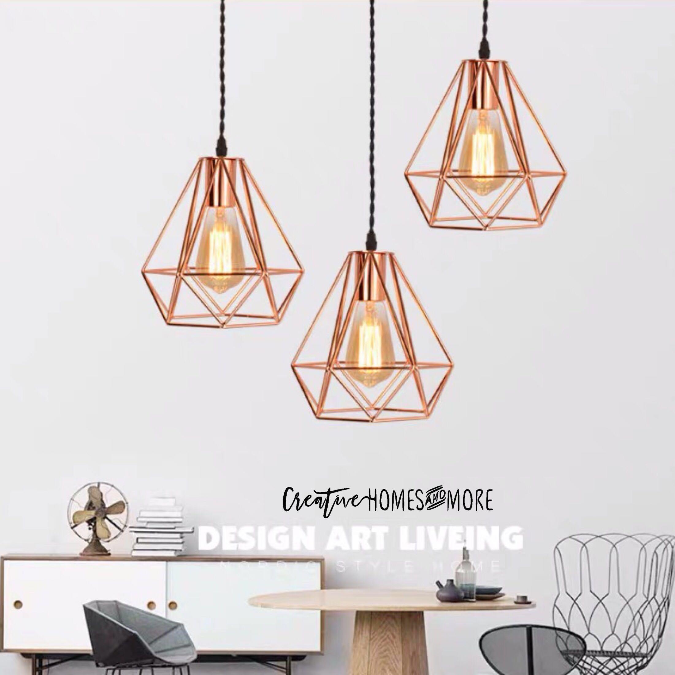 rose gold island lights