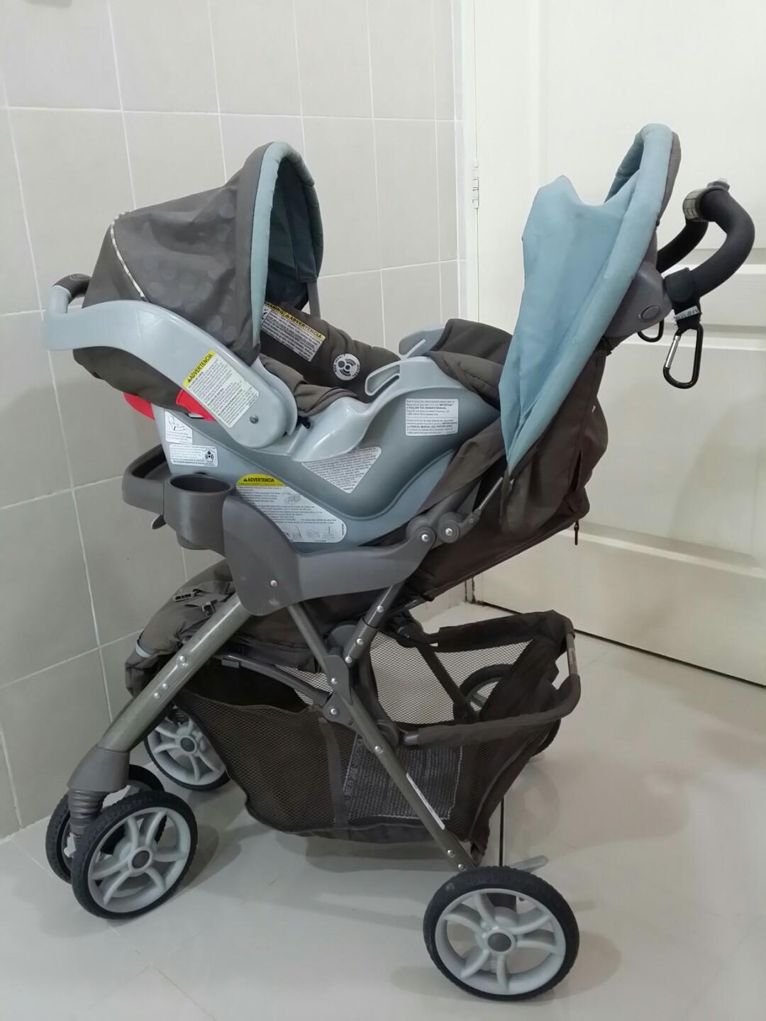Graco 2 in 1 baby car seat stroller