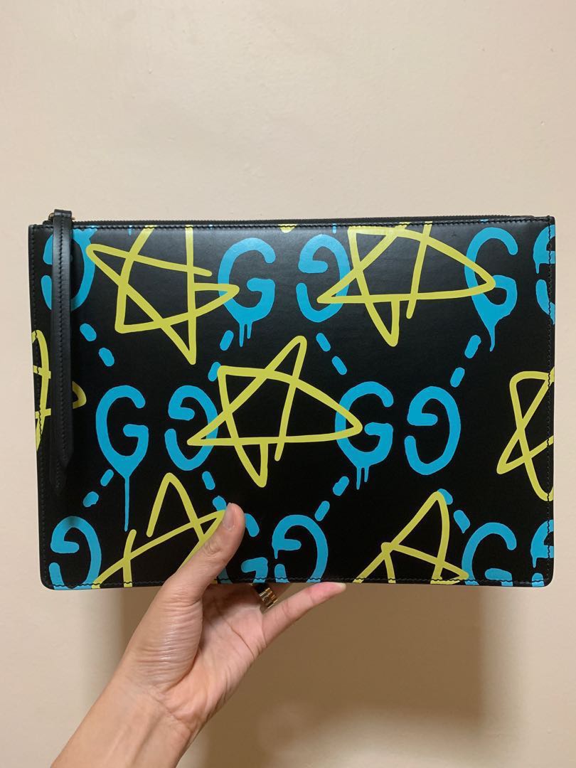 Gucci ghost clutch, Luxury, Bags 