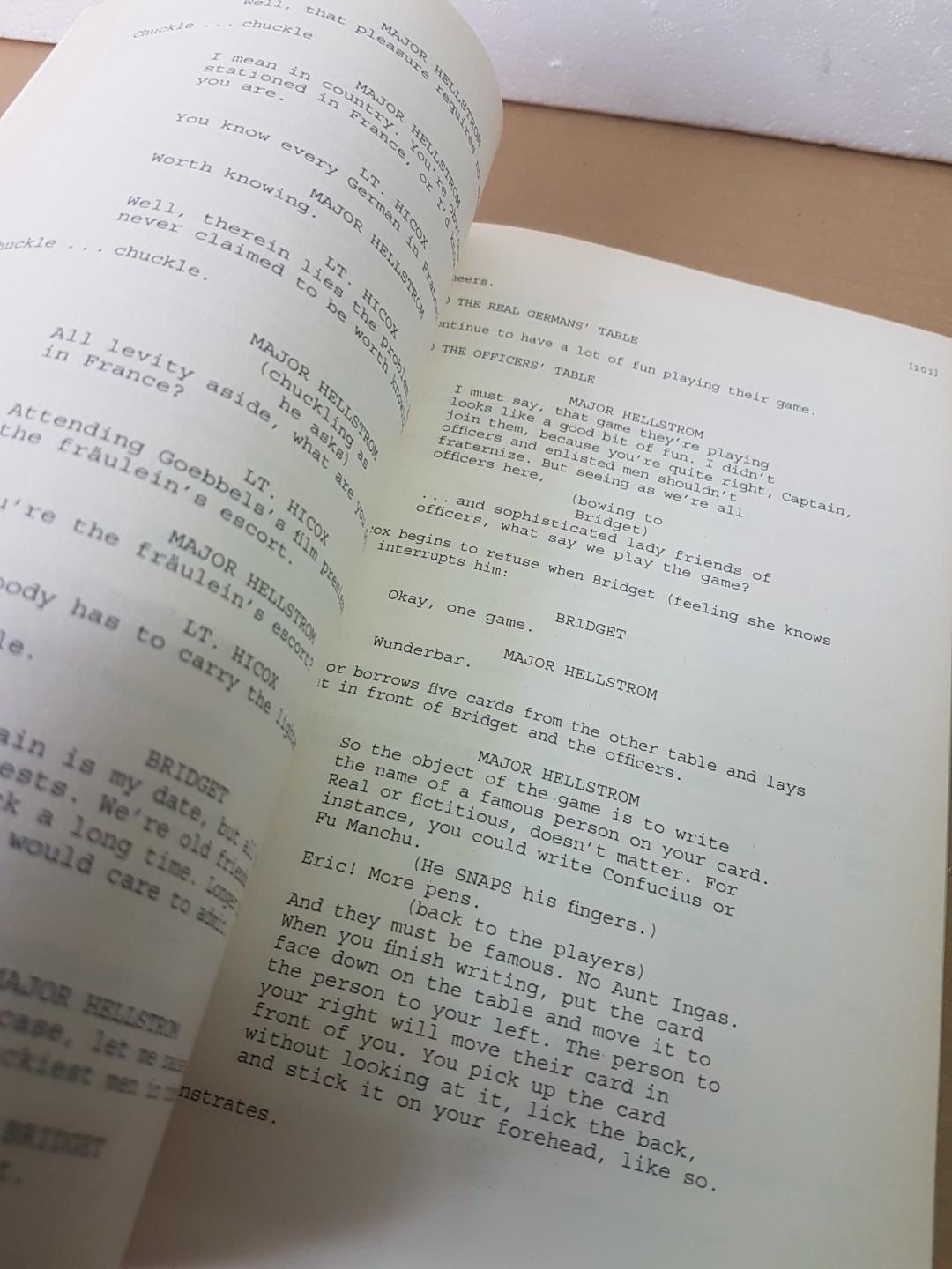 Inglourious Basterds Screenplay, Hobbies & Toys, Books & Magazines