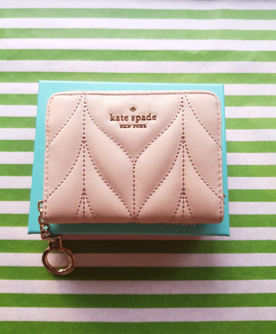 Kate Spade Briar Lane Quilted Dani Wallet with attached Keychain Ring Women s Fashion Bags Wallets Purses Pouches on Carousell