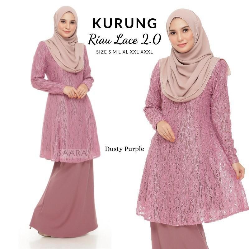 Kurung Riau Lace 2 0 Women S Fashion Muslimah Fashion On Carousell