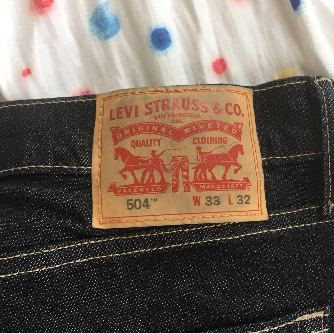 levis 504 w33 l32