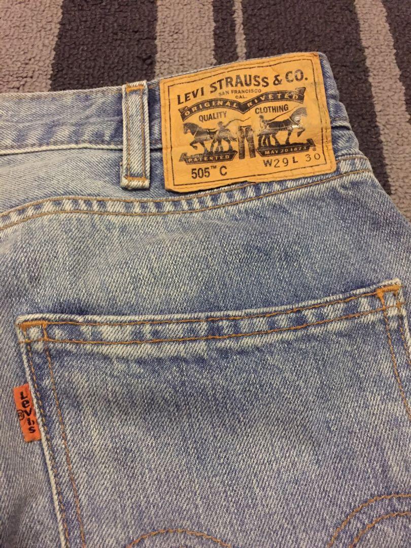 Levi’s 505C Special Edition Orange Tab, Men's Fashion, Bottoms, Jeans ...