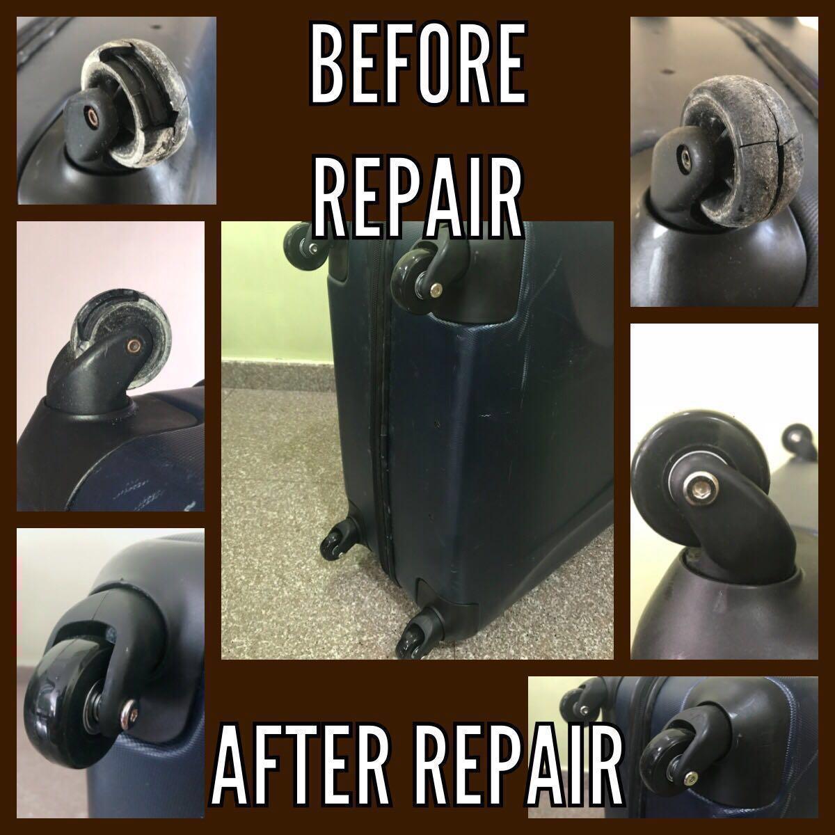 Luggage / Travel Bag Wheel Repair Service, Hobbies & Toys, Travel, Travel Essentials