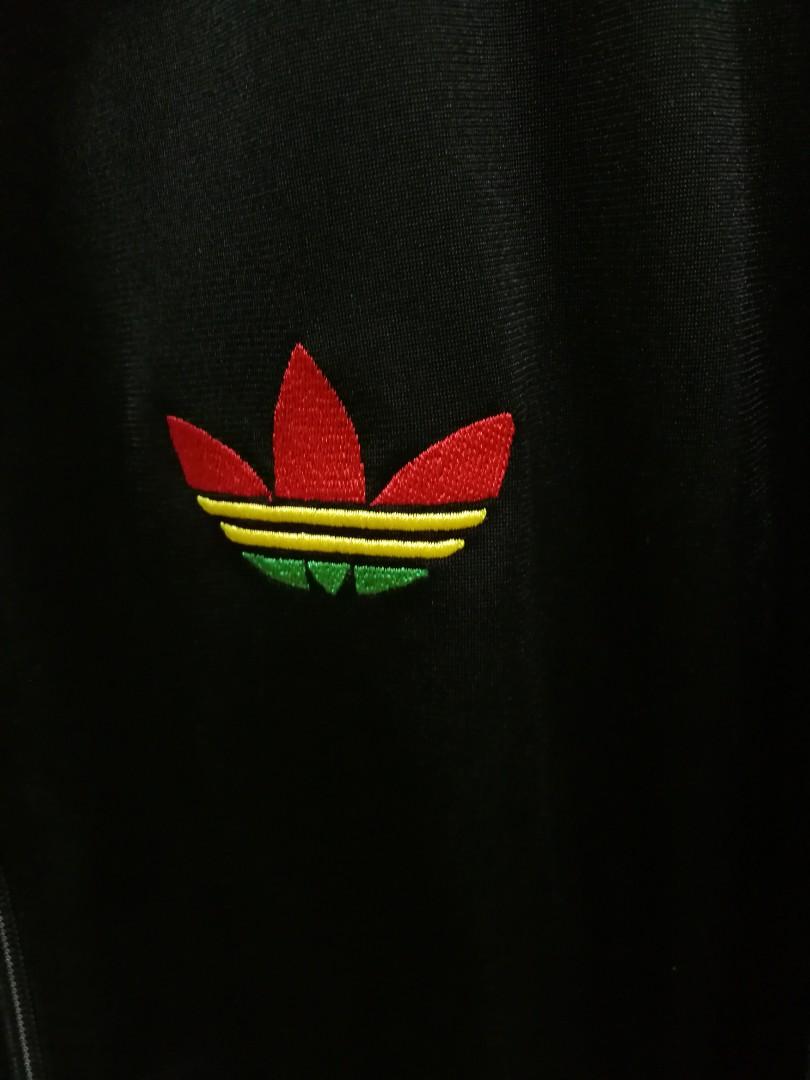 M Adidas Originals Trefoils Rasta jacket Men s Fashion Coats
