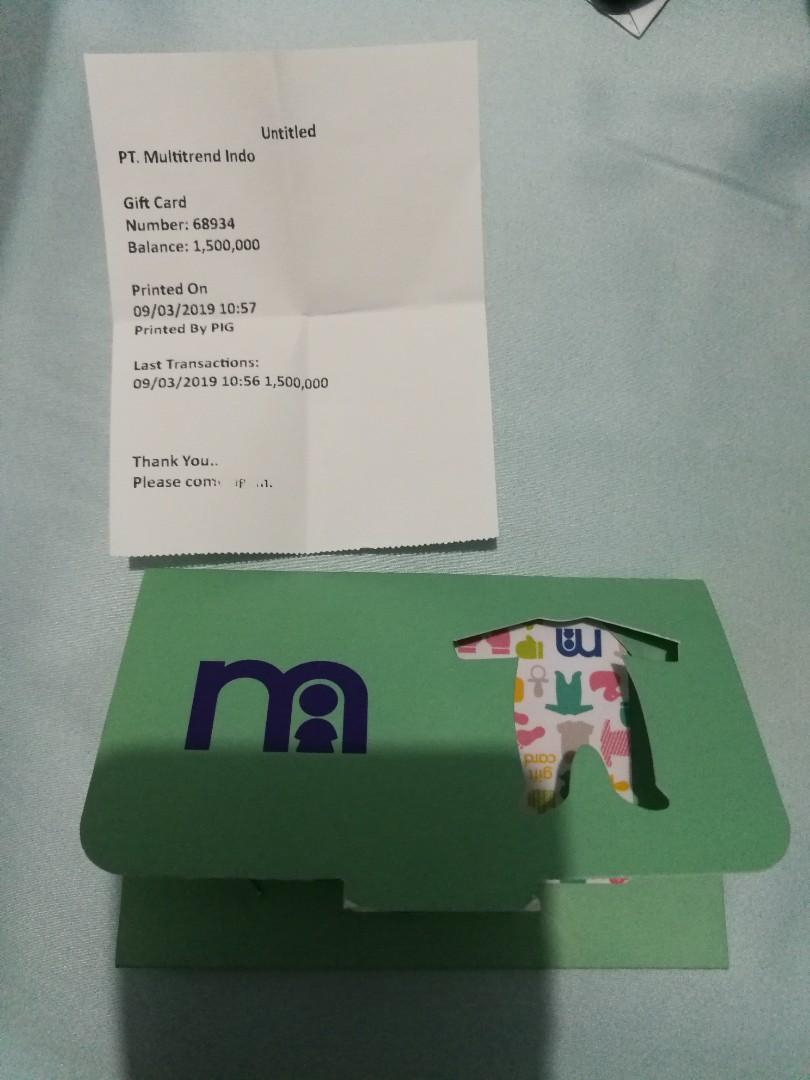 Mothercare Gift Card
