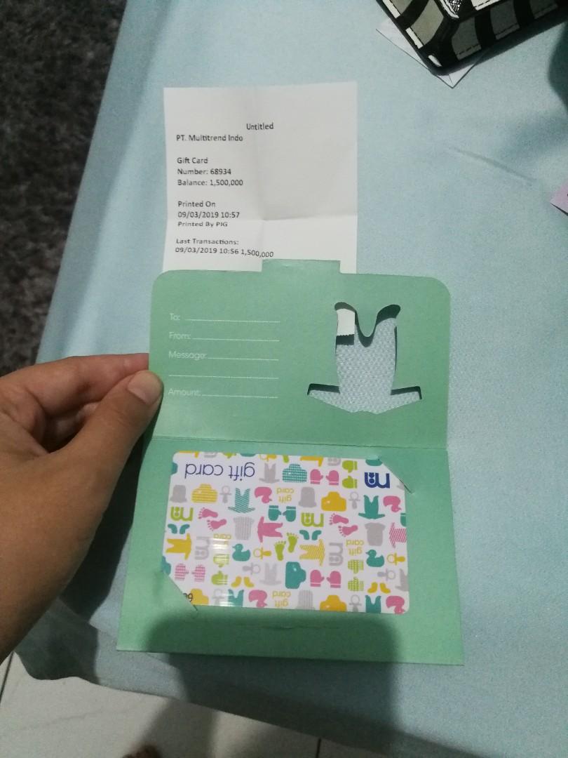 Mothercare Gift Card