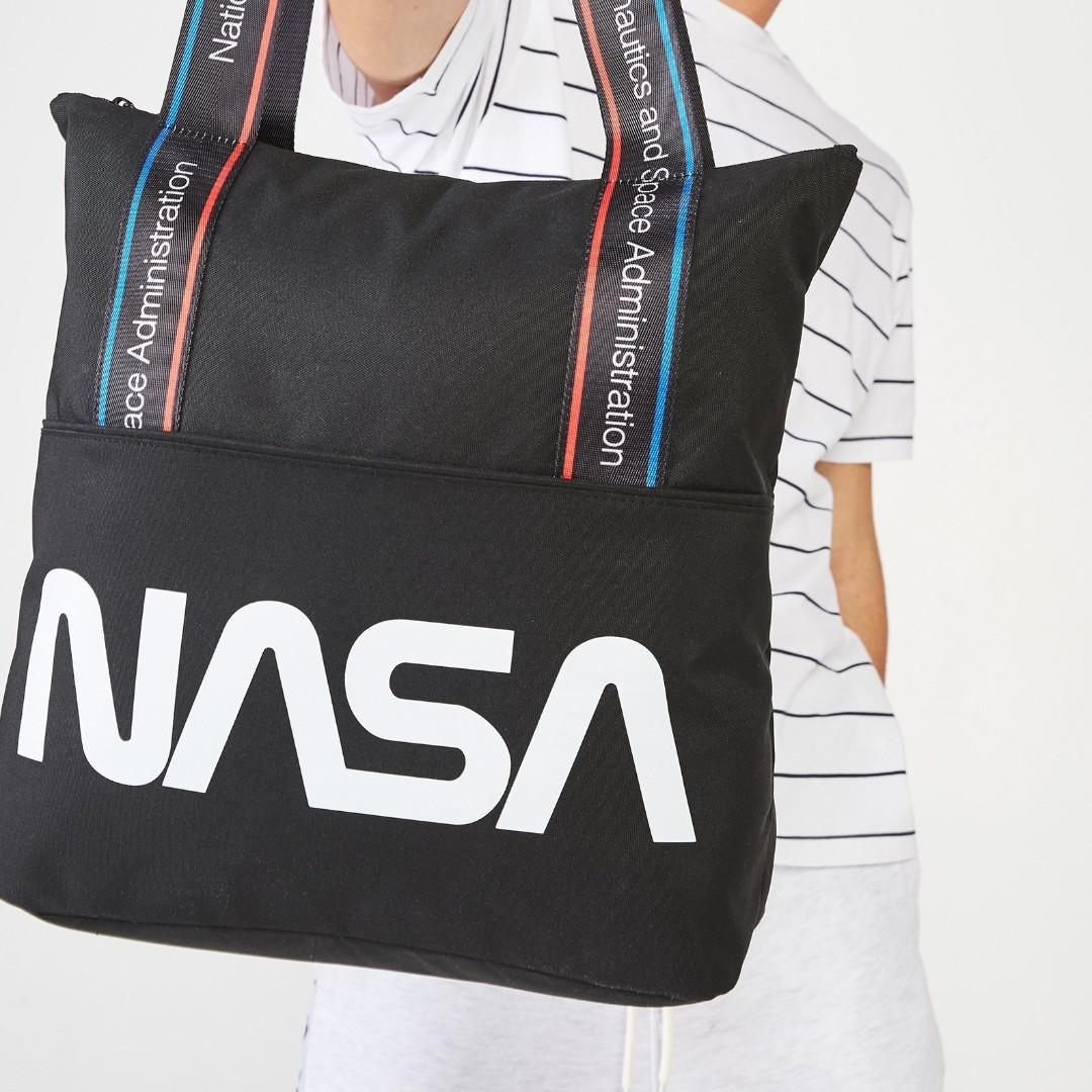 New Ori RM75 TYPO NASA Lost Transit Tote Black