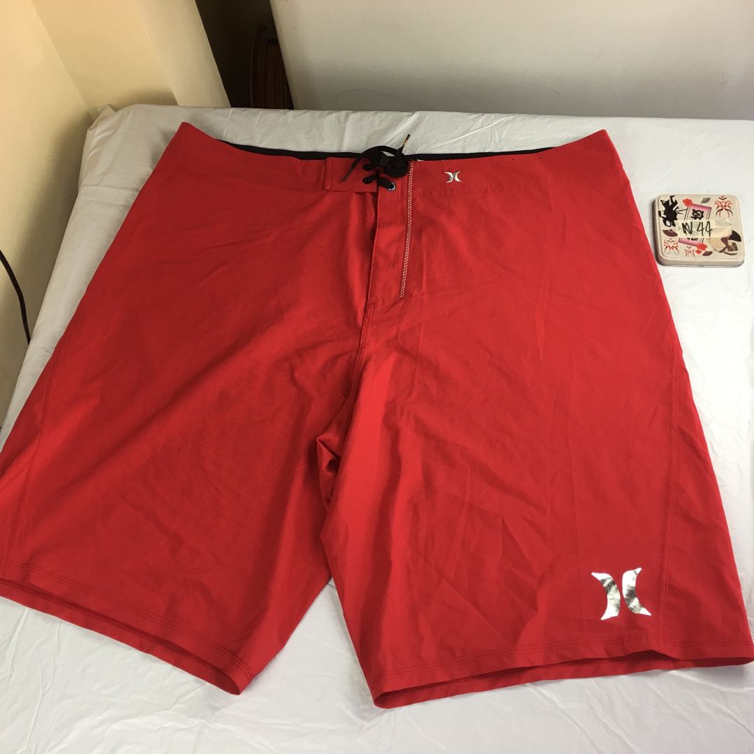 Hurley Red Board Shorts Swim Trunks W 