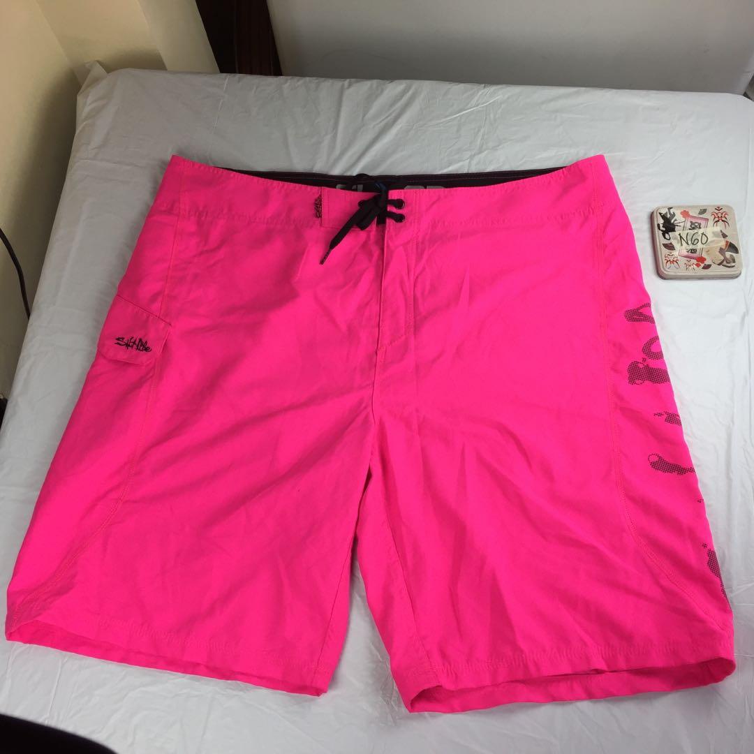 Pink Board Shorts Swim Trunks W 