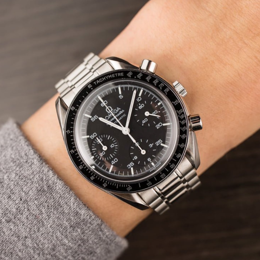 omega speedmaster 38mm black