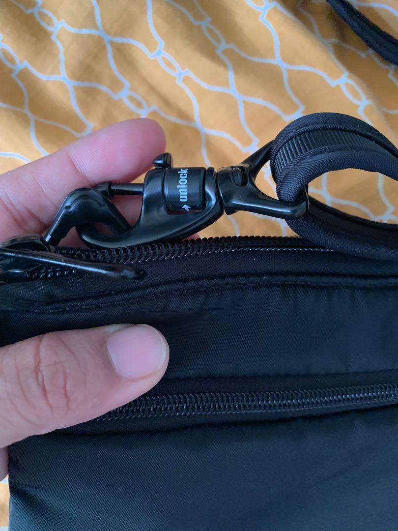 Pacsafe Sling Bag, Women's Fashion, Bags & Wallets, Crossbody Bags on