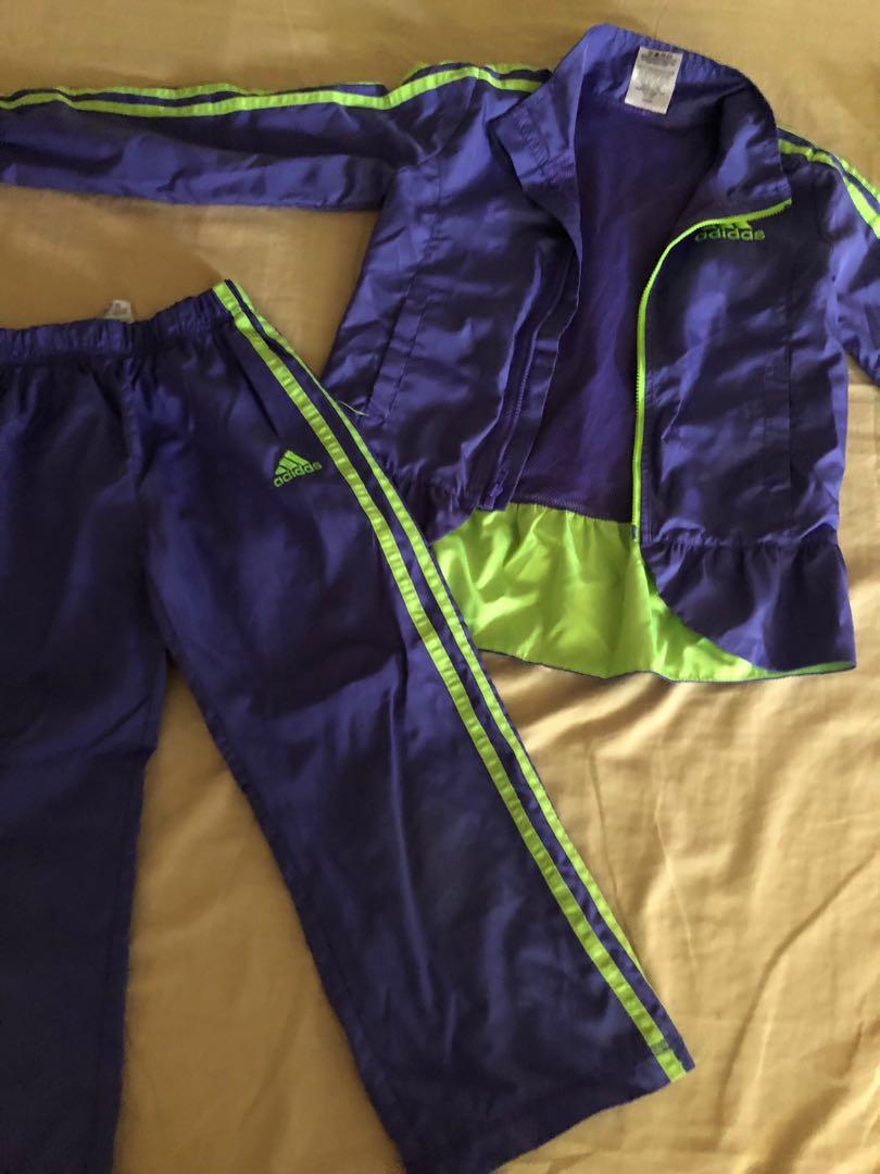 adidas pair jacket and pants