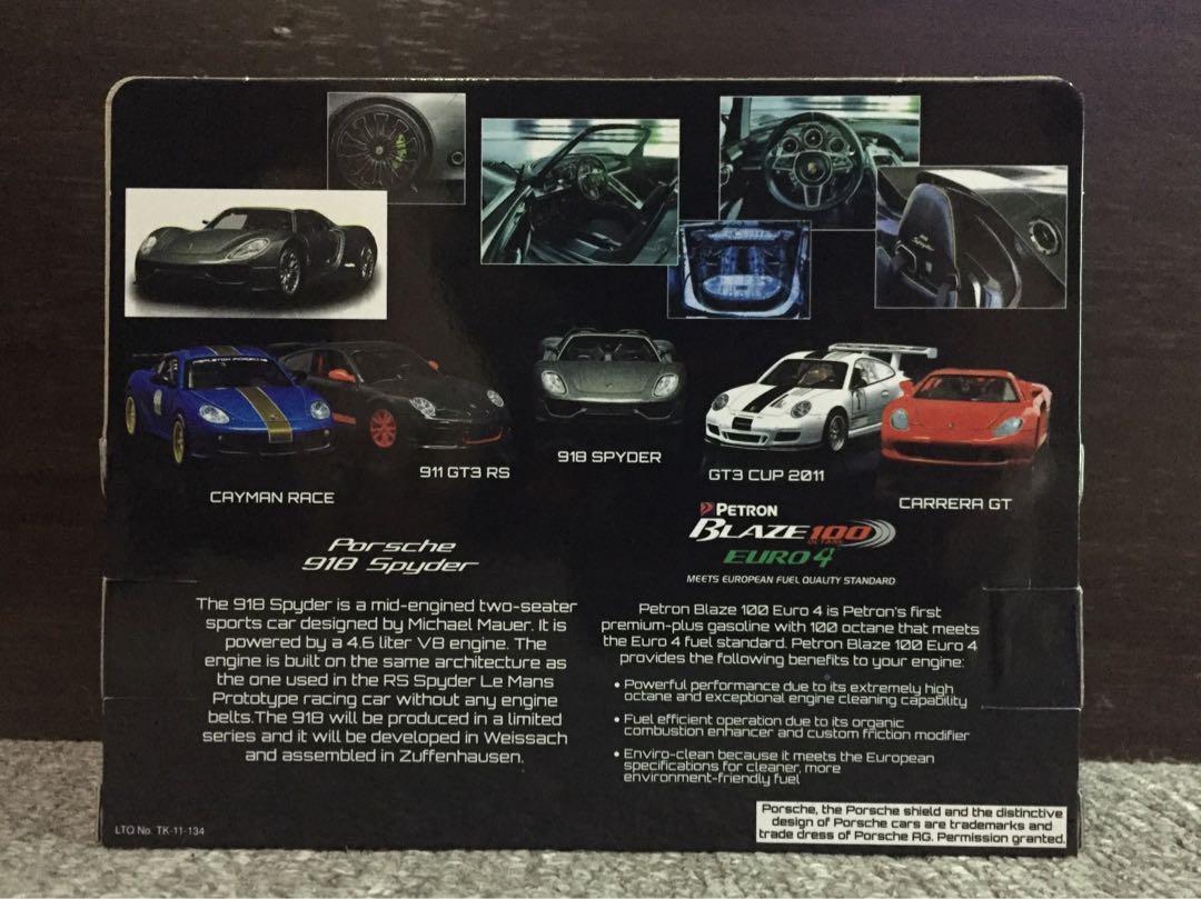 Petron | 2013 Collection Porsche 918 Spyder (Category: Vehicle & Diecast Models) located in Manila. Submitted by declutteringcat (Listing ID 224389941, Image 2). Description: .