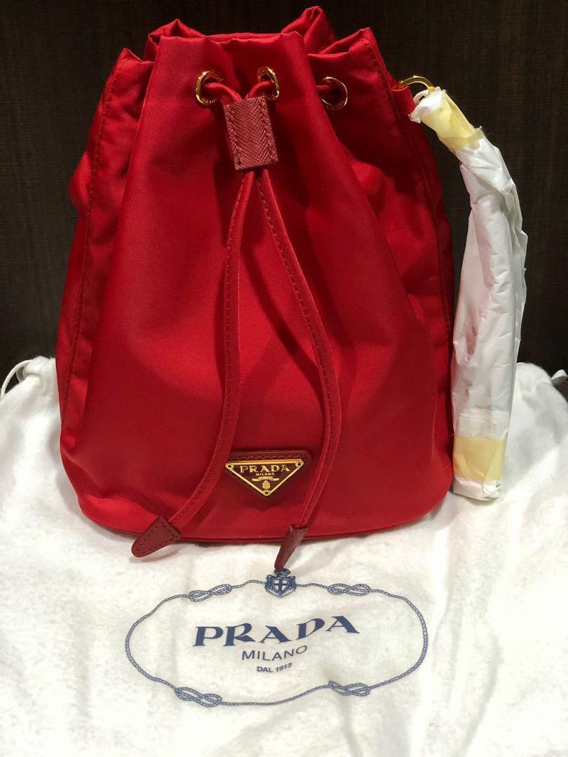 prada nylon wristlet