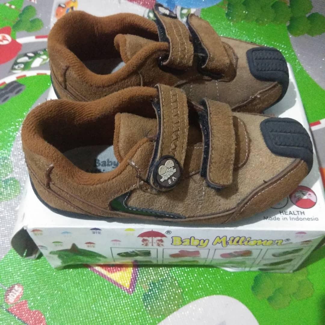 Preloved Sepatu Anak Baby Millioner Babies Kids Boys Apparel 1 To 3 Years On Carousell