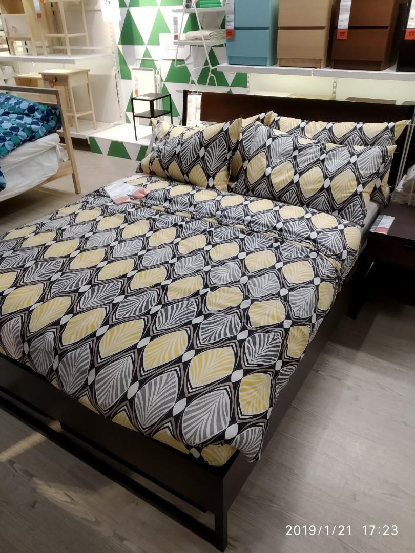 Queen Size Bed Frame Ikea Trysil Furniture Beds Mattresses On Carousell