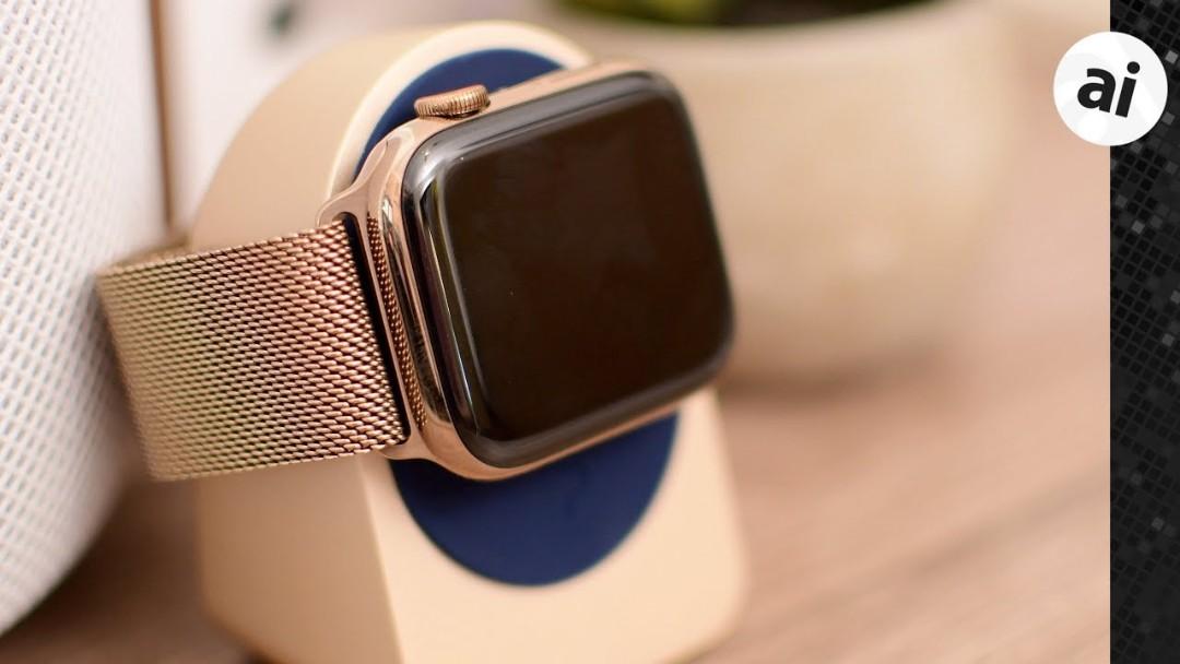 READY STOCK IWatch strap with retro gold milanese loop ...