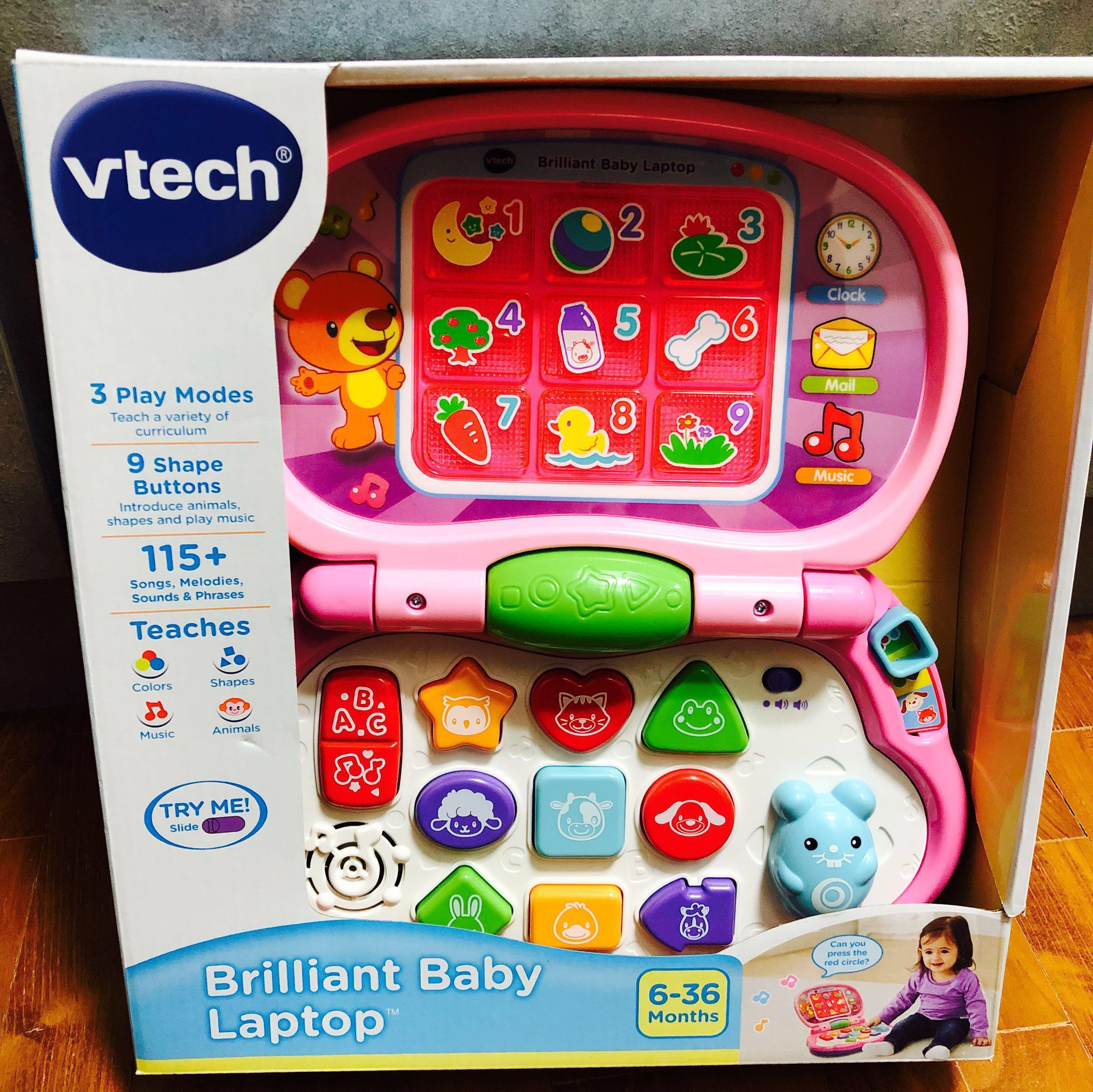 vtech baby laptop pink