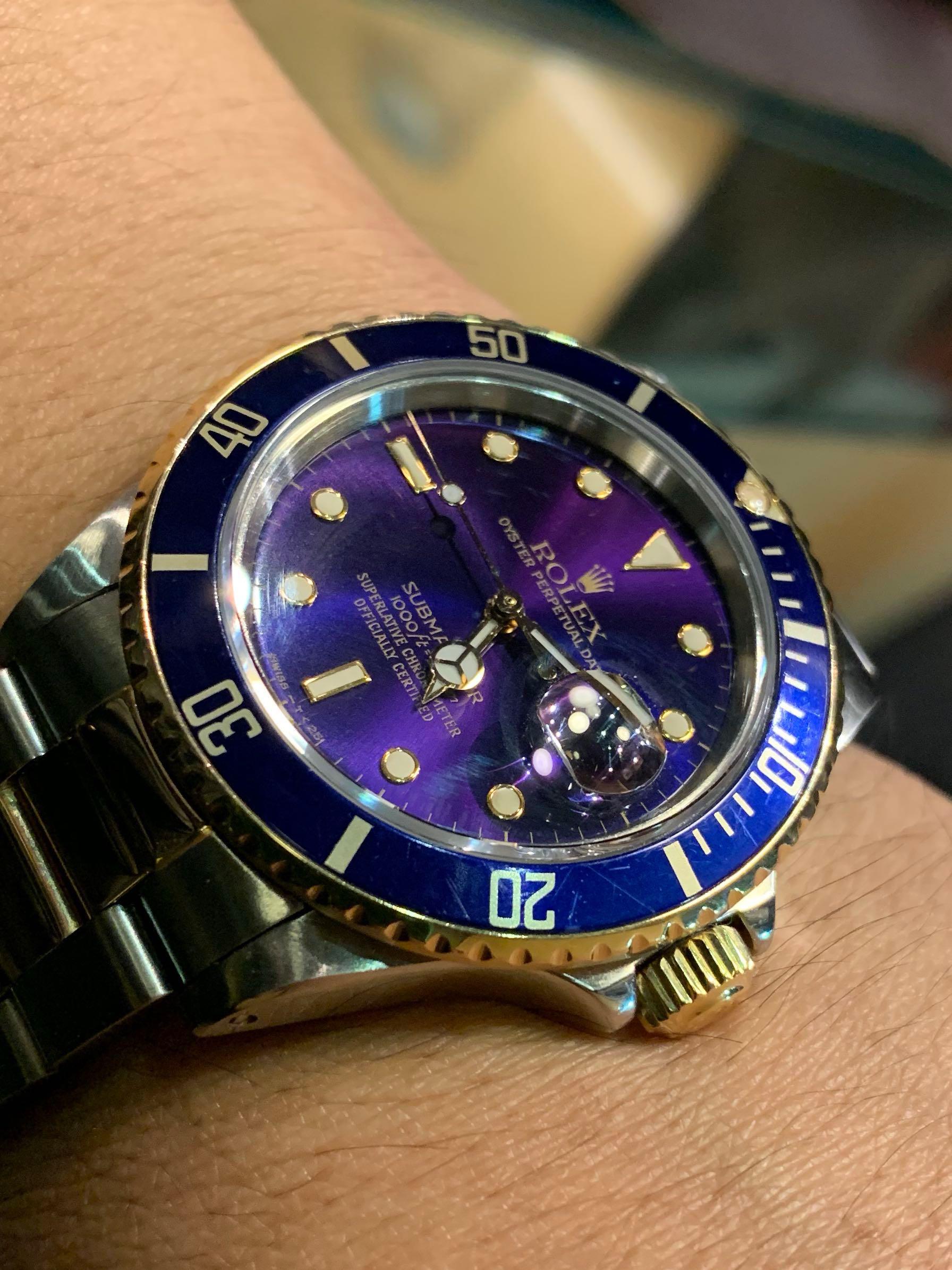 Rolex sales 16803 purple