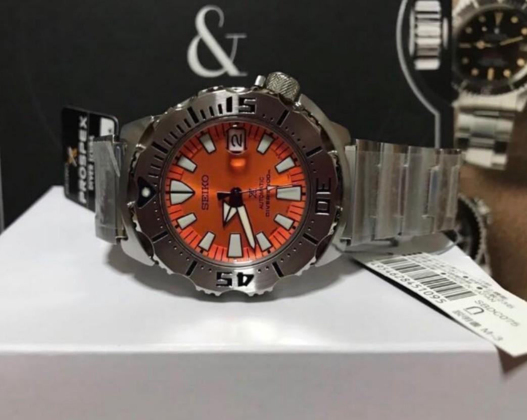 SEIKO SBDC075 JDM (JAPAN DOMESTIC MODEL) 🌻 SBDC SERIES 🌻🌻🌻 MADE IN  JAPAN 🌻 ORANGE MONSTER, Mobile Phones & Gadgets, Wearables & Smart Watches  on Carousell