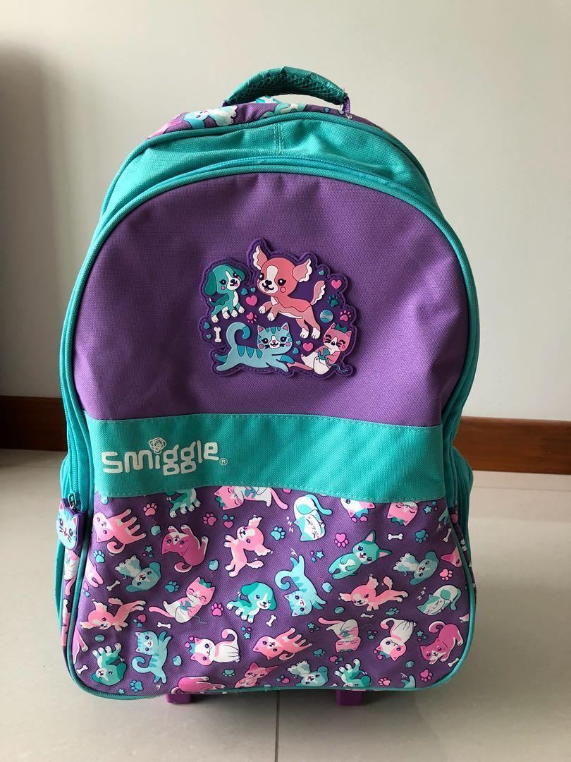 smiggle trolley school bag