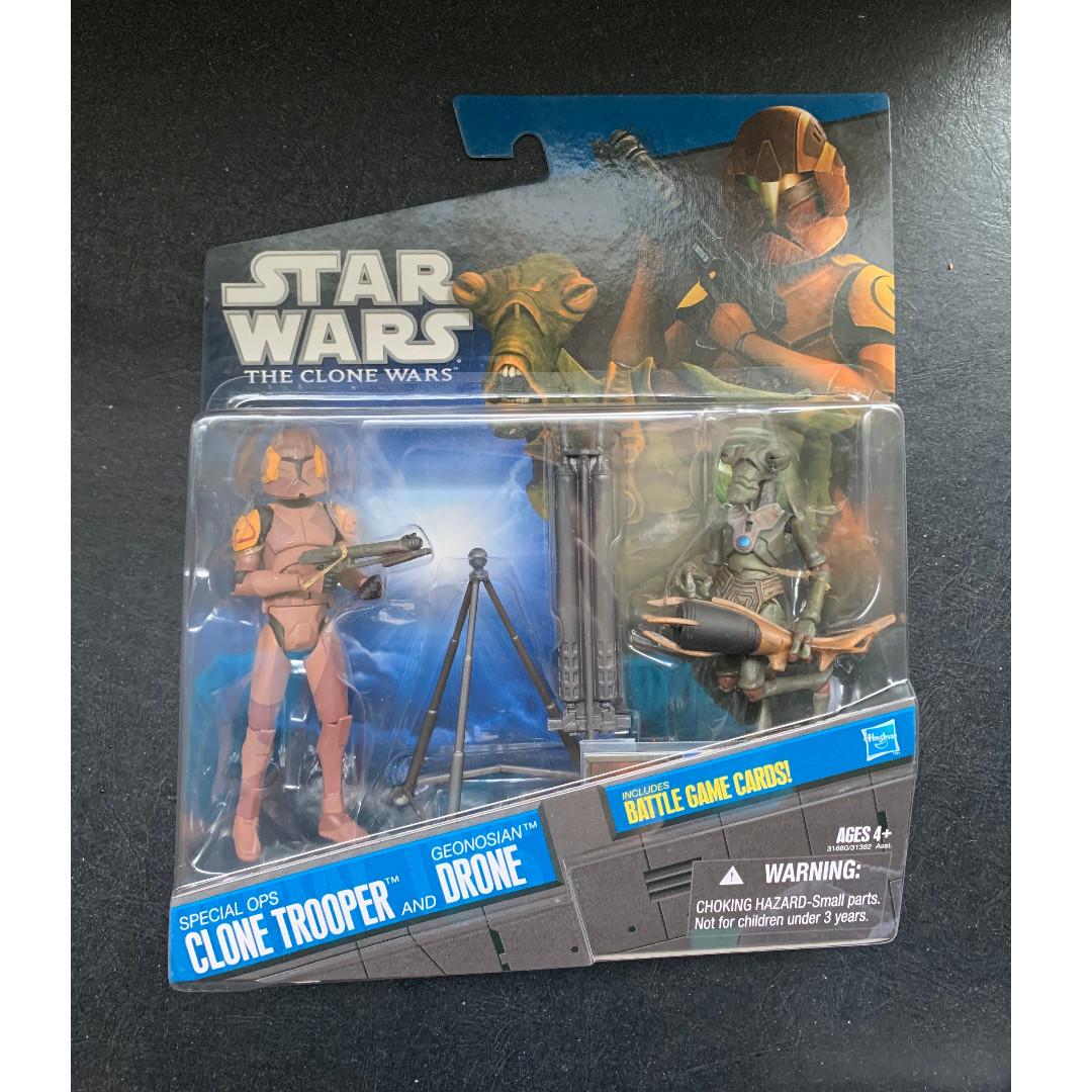 Star Wars Clone Wars Special Ops Clone Trooper Geonosian Drone