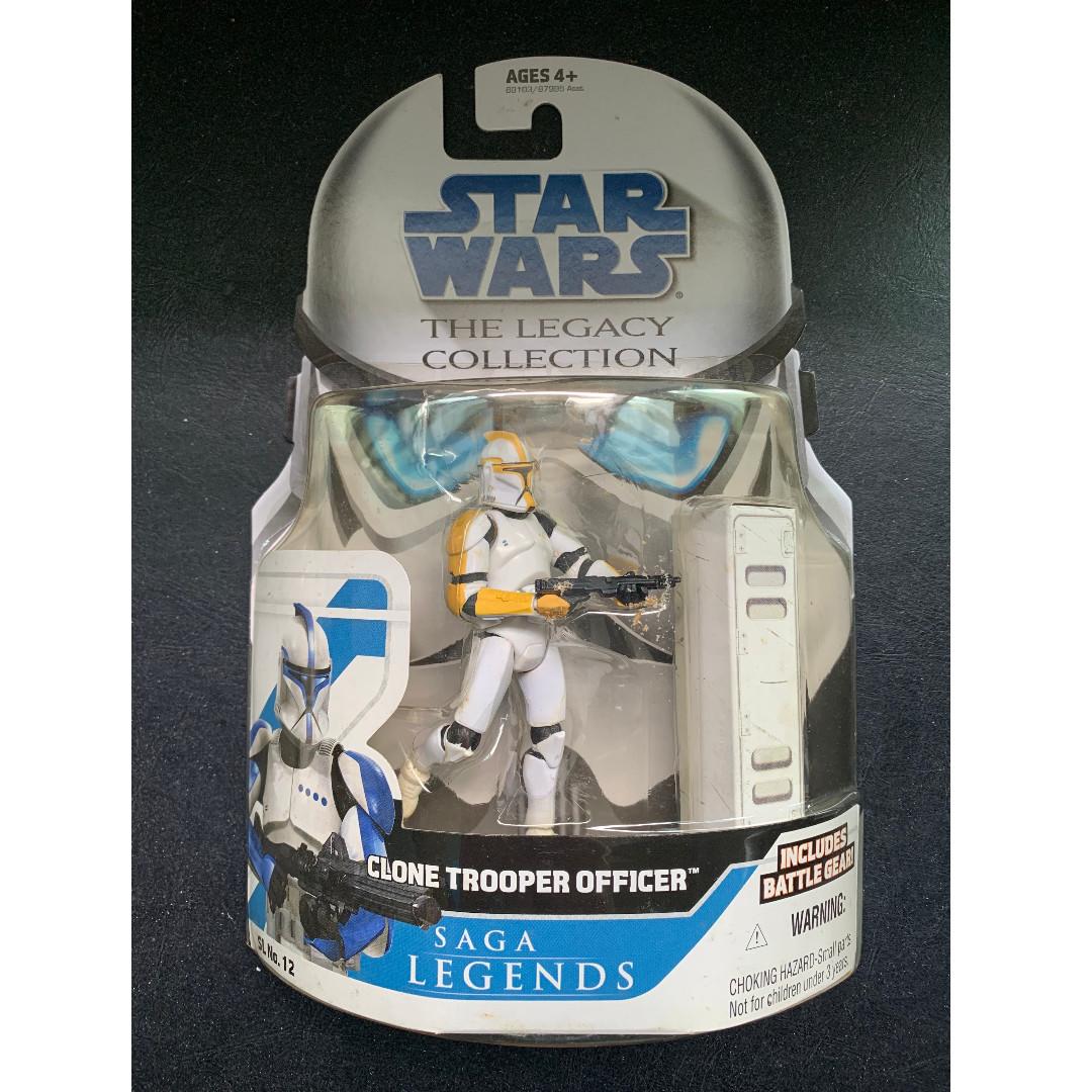 Star Wars Saga Legends Clone Trooper Officer Action Figures 