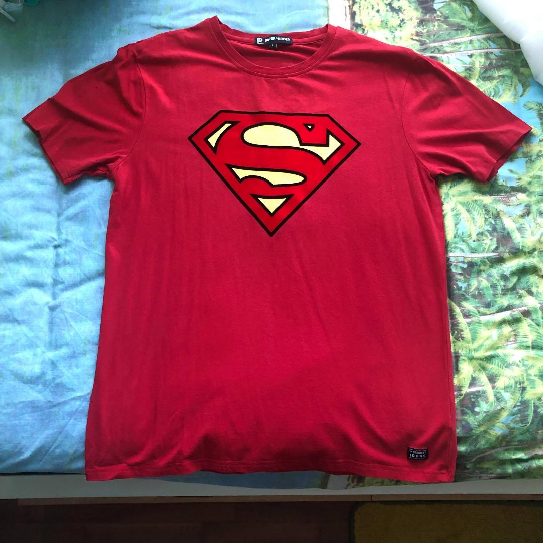 Superman t shirt red top