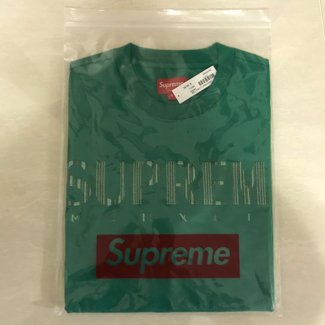 gradient logo tee supreme