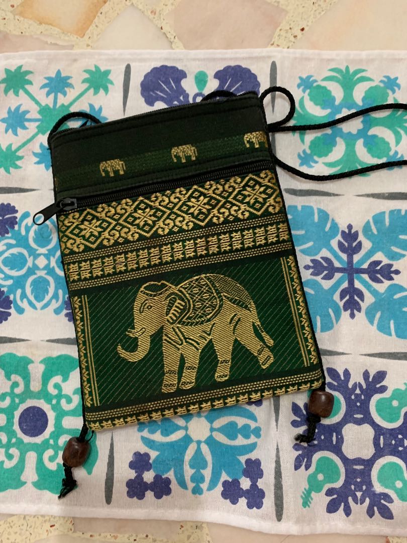 Thailand souvenir elephant sling bag