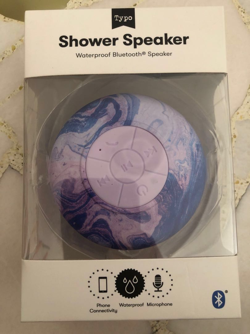 Typo Shower Speaker, Audio, Soundbars, Speakers & Amplifiers on Carousell