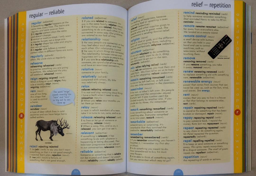 Usborne Junior Illustrated English Dictionary and Thesaurus, Hobbies