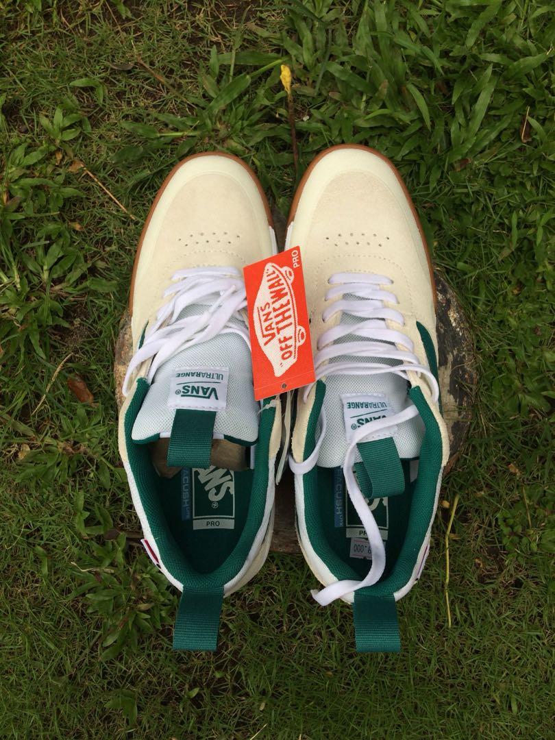 Vans Ultrarange Pro 2 White Marshmellow Green Fesyen Pria Sepatu