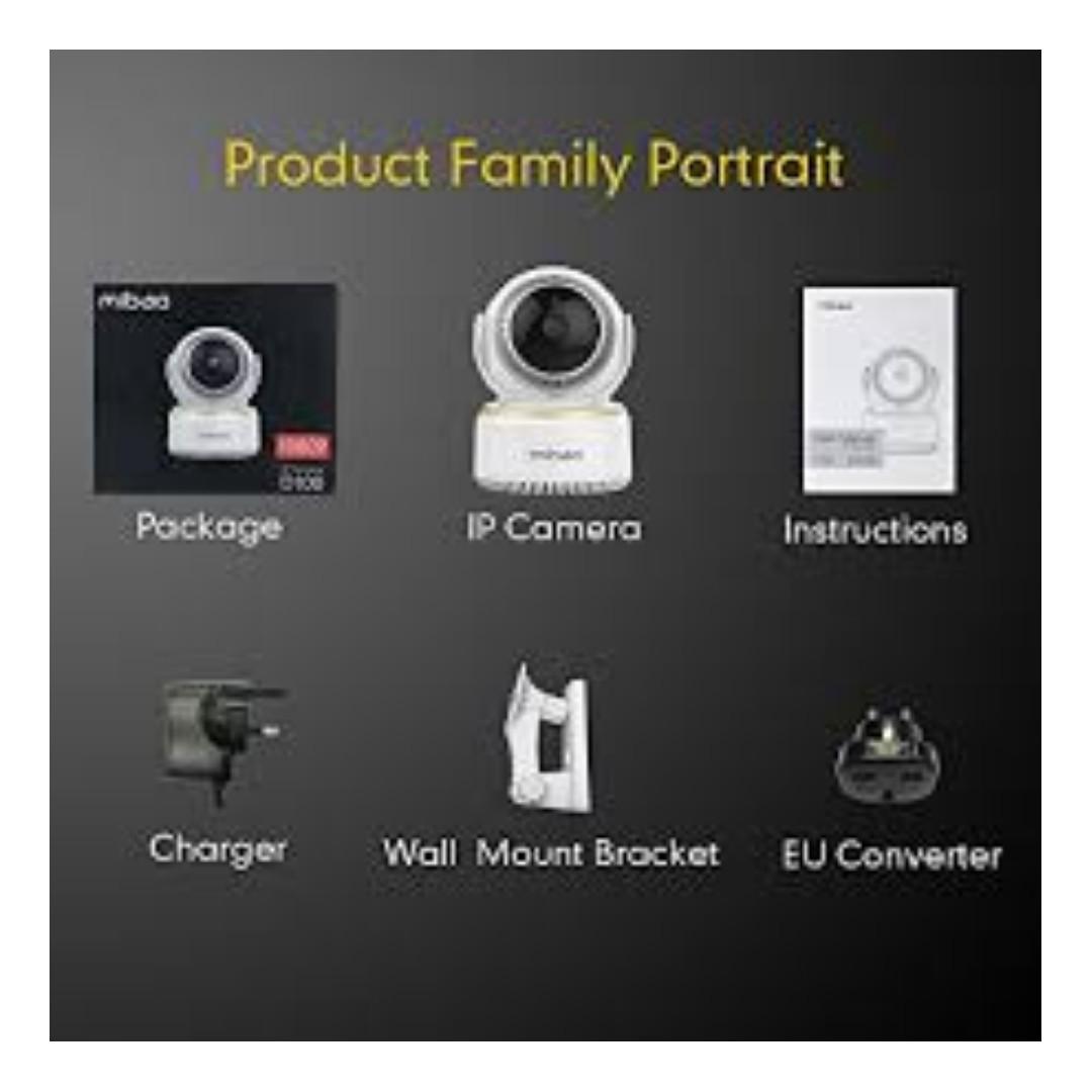 Mibao d100 ip camera top