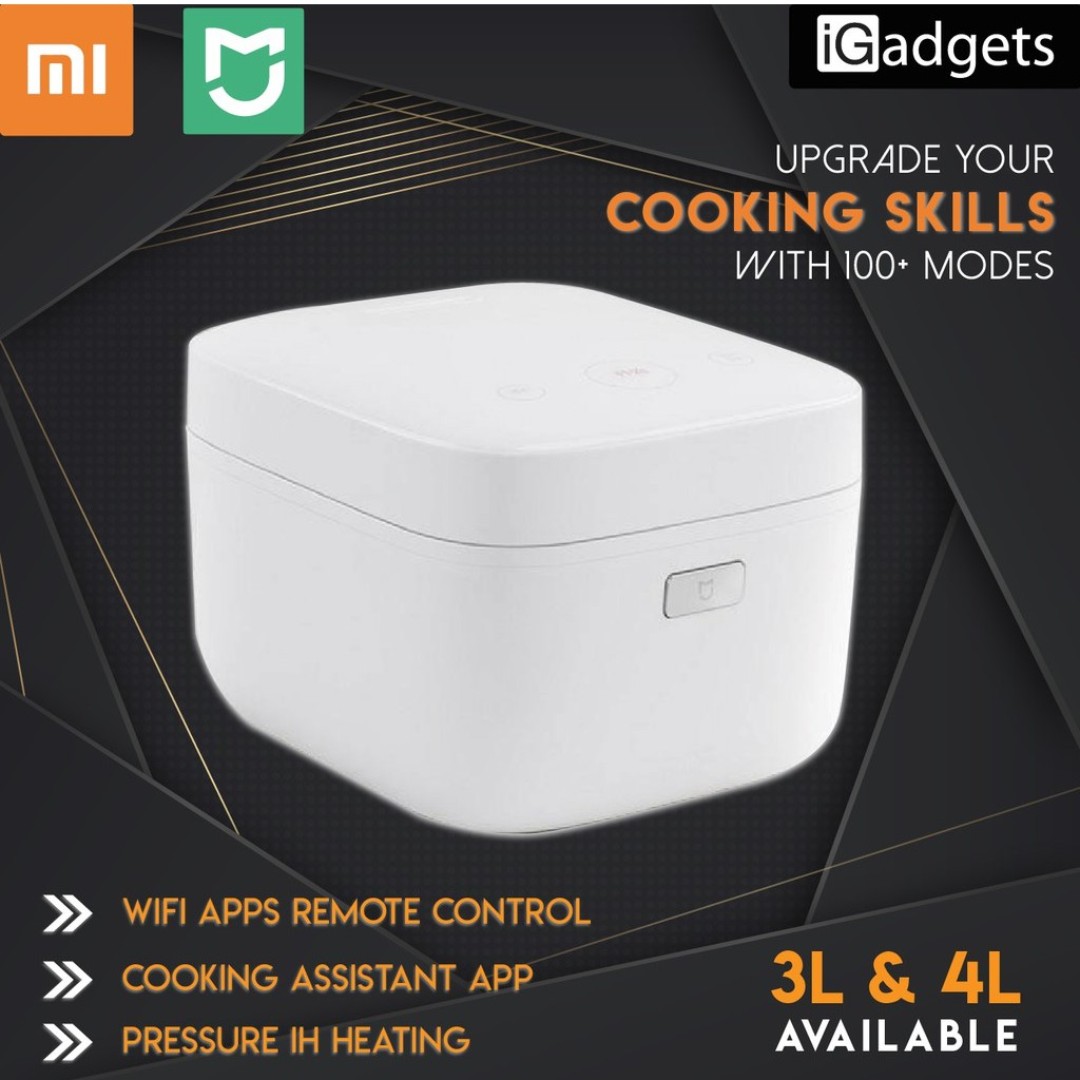 New Xiaomi Mijia 4L Transparent Steam Electric Intelligent Rice Cooker