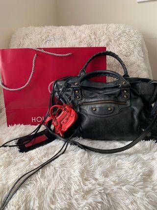 Balenciaga city moto black Lambskin leather Balenciaga city moto black Lambskin leather