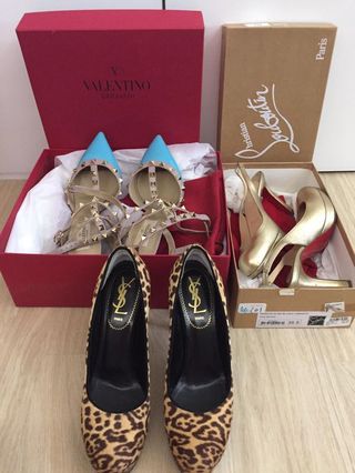 Valentino, YSL, Christian Louboutin Flats629748224465931120